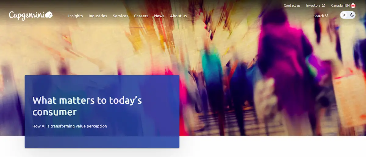 Capgemini — Capgemini's global corporate website runs on WordPress