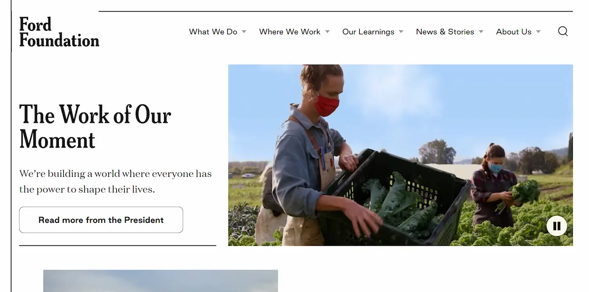 Ford Foundation — Ford Foundation enterprise website powered by WordPress