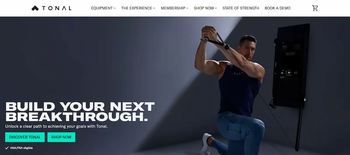 Tonal — Tonal e-commerce website running WordPress WooCommerce