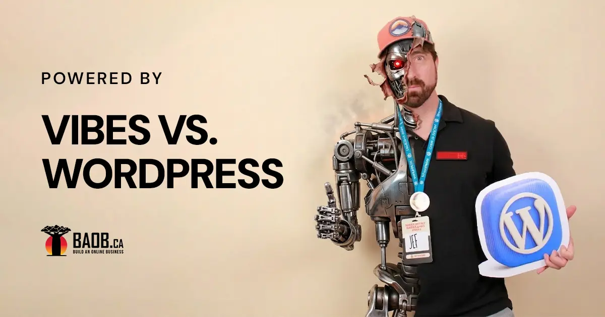 Vibe Coding Websites vs Powered by WordPress